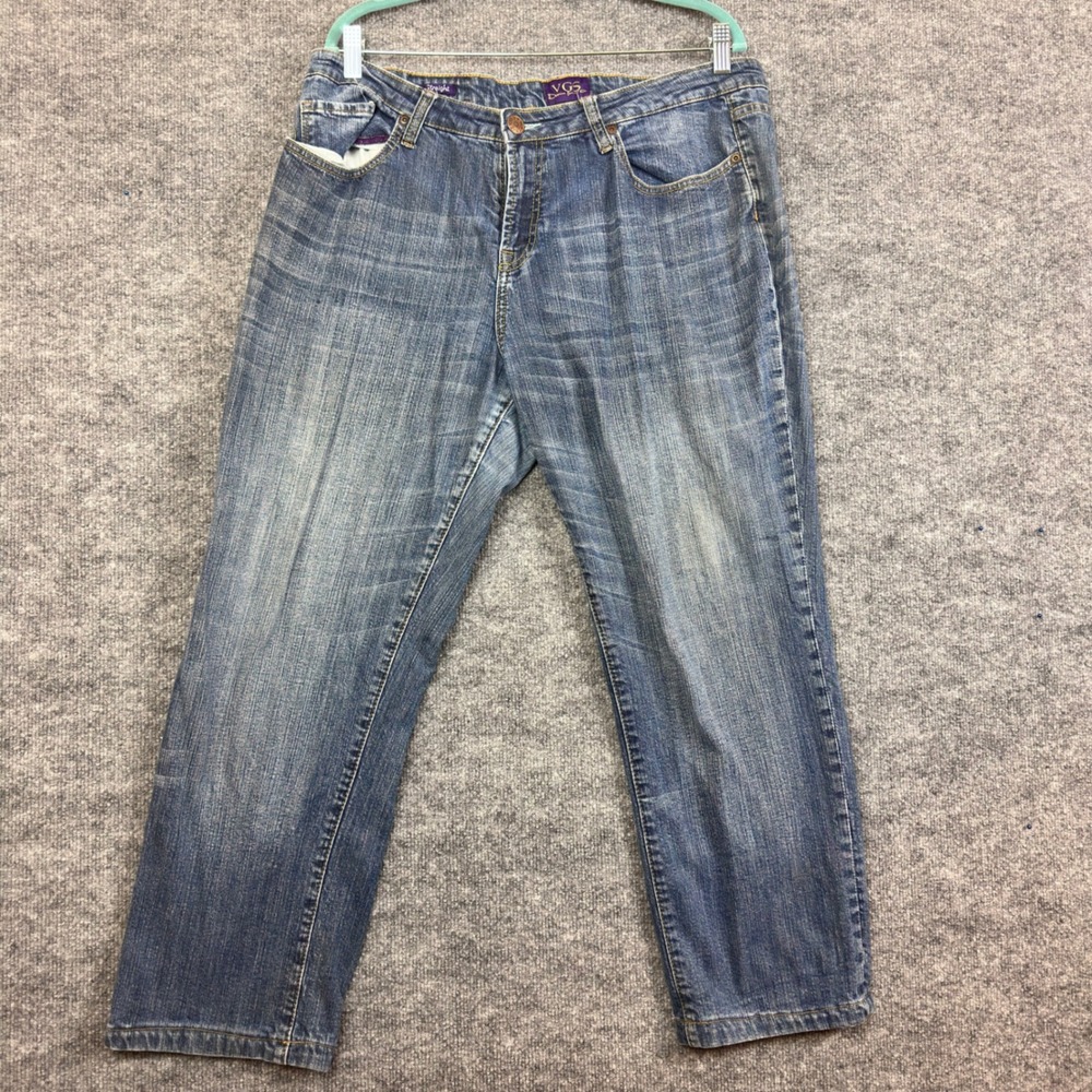 VGS Denim for Him Blue Jeans Straight Leg Comfort Casual